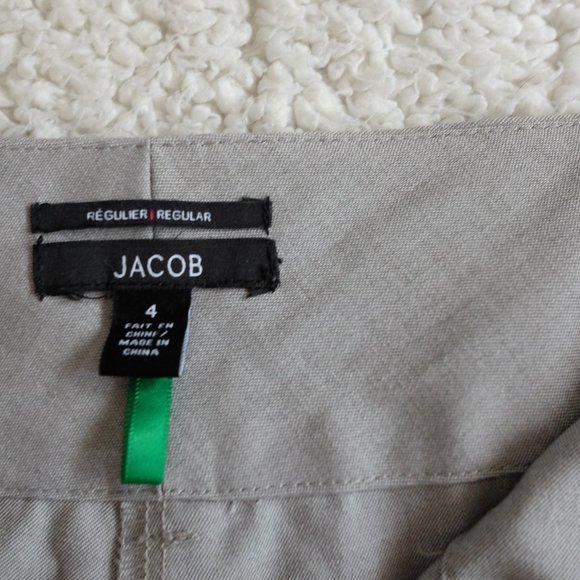 Jacob Regular Cut Grey Trousers - Picture 3 of 4